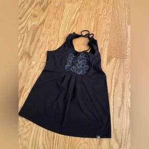 The North Face sleeveless halter tie back top - L